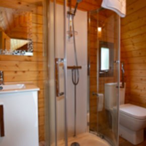 glamping pod bathroom